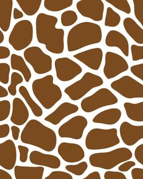 Leather of giraffe Stock Illustration