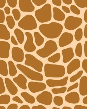 Leather of giraffe Stock Illustration