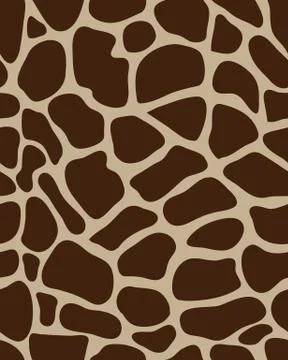 Leather of giraffe  Stock Illustration