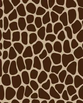 Leather of giraffe Stock Illustration