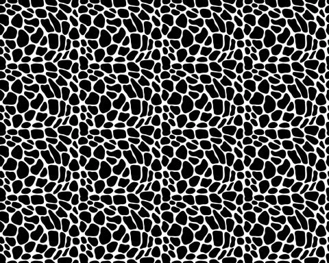 Leather of giraffe Stock Illustration