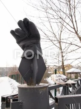 Leather glove Stock Photos