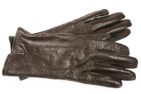 Leather gloves Stock Photos