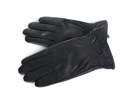 Leather gloves in studio Stock Photos