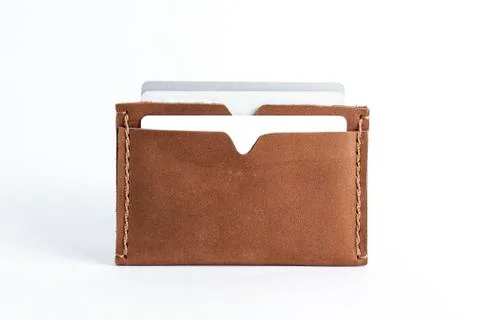 Leather handmade, tablet case, wallet Foto stock