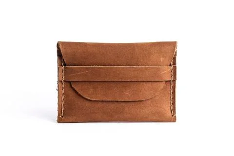 Leather handmade, tablet case, wallet Foto stock
