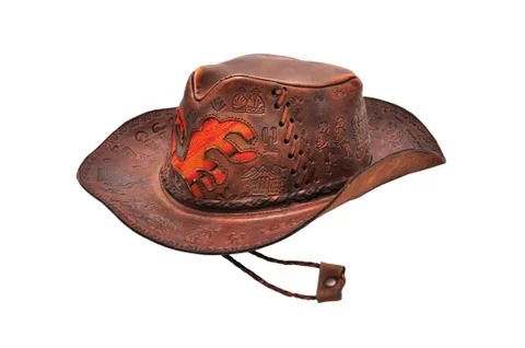 Leather hat Stock Photos