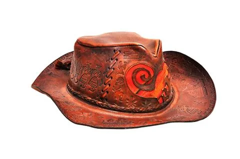 Leather hat Stock Photos