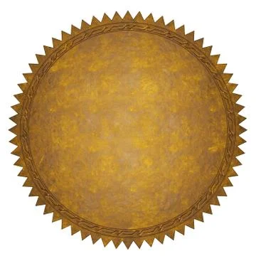 Leather label Stock Illustration