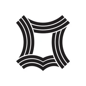Leather logo icon. Vector recycled leather symbol Illustrazione stock