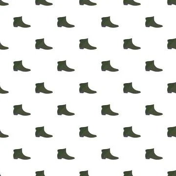Leather man shoe pattern seamless Stock Illustration