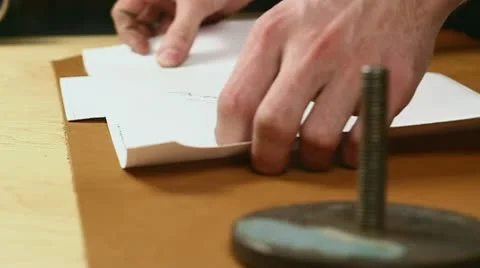 Leather master Video stock 11435912