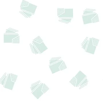 Leather material glyph seamless pattern Stock Illustration