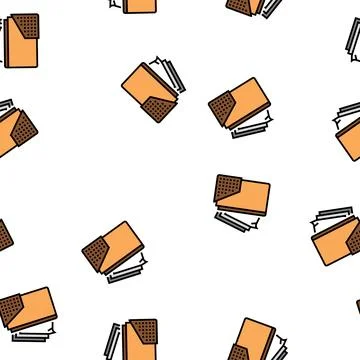 Leather material vector seamless pattern Illustrazione stock