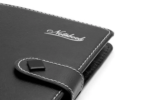 Leather notebook Stock Photos