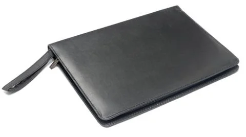 Leather paperwork Stock Photos