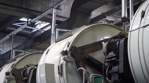 Leather production equipment Stock Footage 233166097