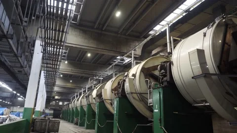 Leather production equipment Stock Footage 233166633