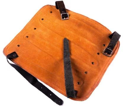Leather protector for hand and knee Stock Photos