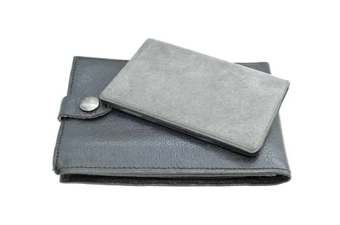 Leather purse Stock Photos