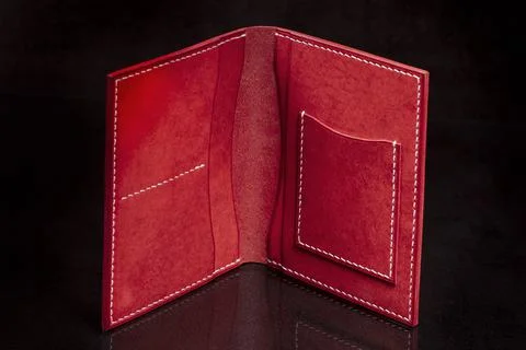 Leather purse Stock Photos