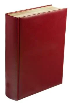 Leather red book Stock Photos