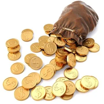 Leather sack Stock Illustration