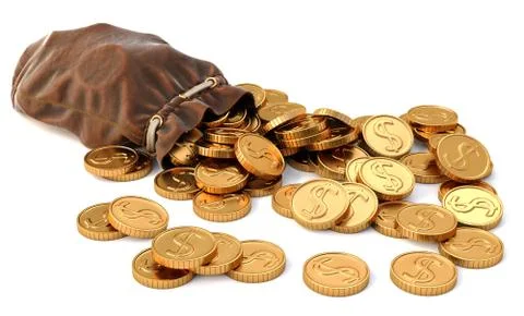 Leather sack Stock Illustration