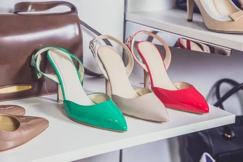 Leather sandals Stock Photos