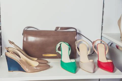 Leather sandals Stock Photos