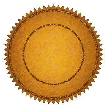 Leather seal Stock Illustration