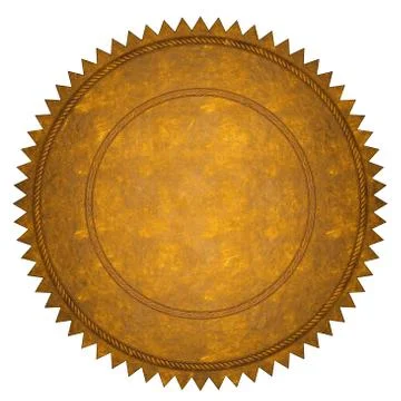 Leather seal Stock Illustration