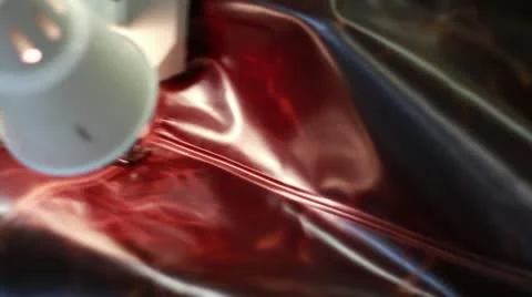 Leather Sewing  Stock Footage 10799730