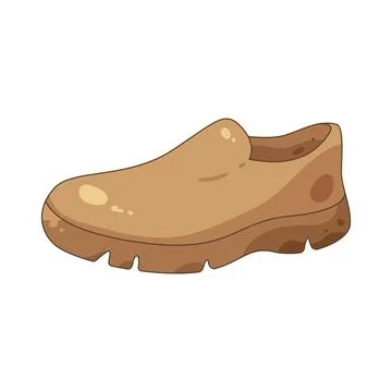 Leather shoe Stock Illustration