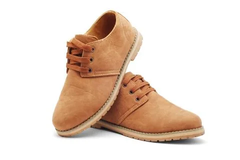 Leather shoes Stock Photos