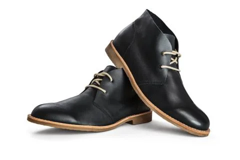 Leather shoes Stock Photos