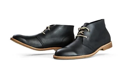 Leather shoes Stock Photos