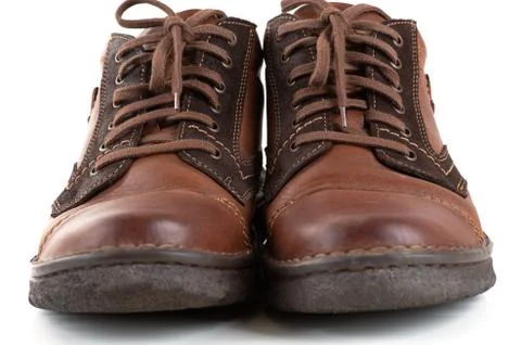 Leather shoes Stock Photos