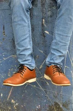Leather shoes 写真素材