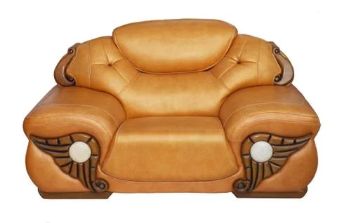 Leather sofa Stock Photos