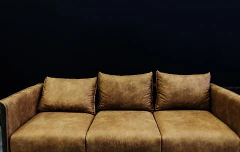 Leather sofa Stock Photos