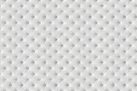 Leather Sofa Texture Seamless Background, White Pattern Stock Photos