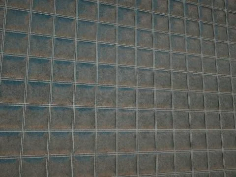 Leather square stitched grey texture or background 스톡 일러스트