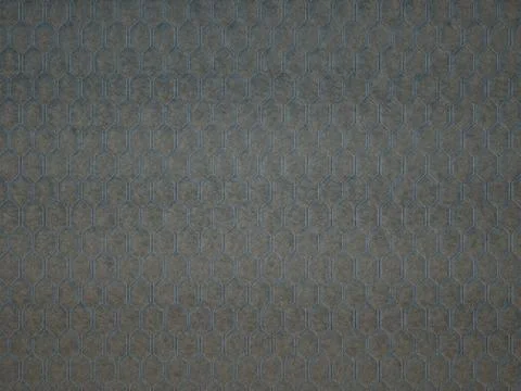 Leather stitched with blue hexagon or honecomb grey texture Stock Illustration