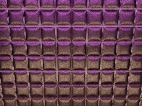 Leather stitched texture or background purple and brown 스톡 일러스트