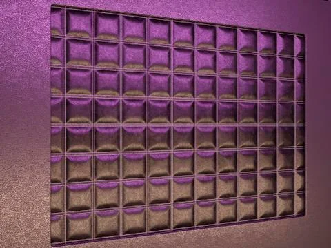 Leather stitched texture or background purple and brown Stock Illustration
