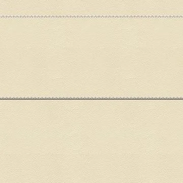 Leather with stitches of a white thread Stock Illustration