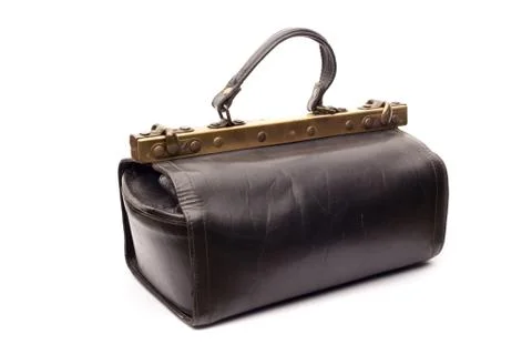 Leather suitcase Stock Photos