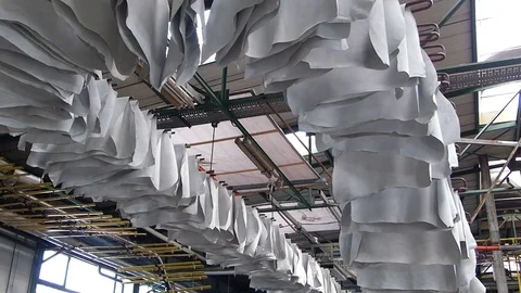 Leather tanning plant Stock Footage 83476940