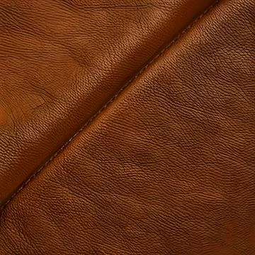 Leather texture background, brown leather material pattern close view squar.. Stock Illustration